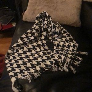 Plaid winter scarf